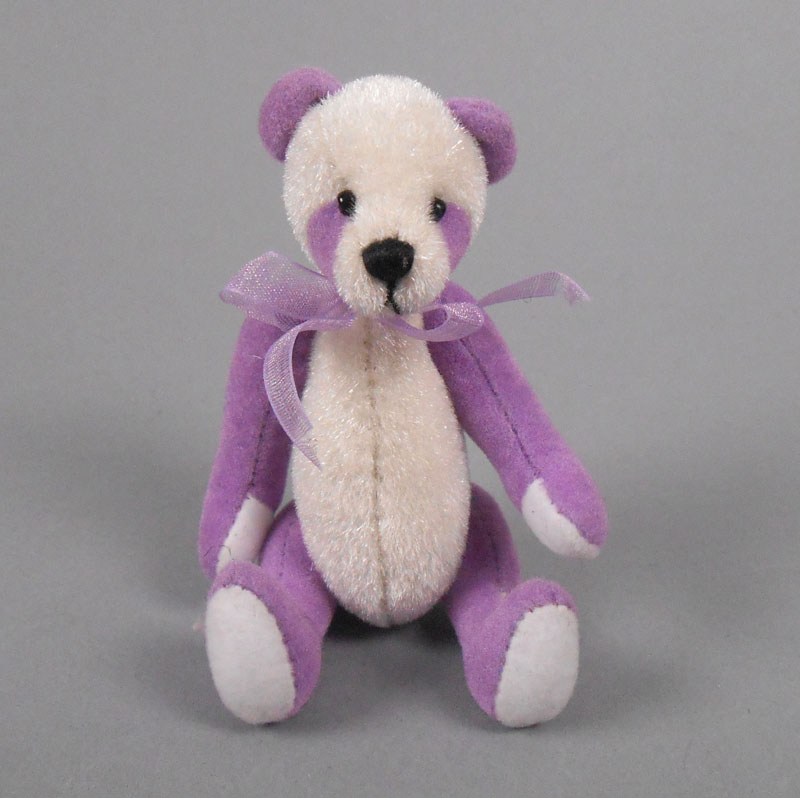 Lavender and White Panda Bear